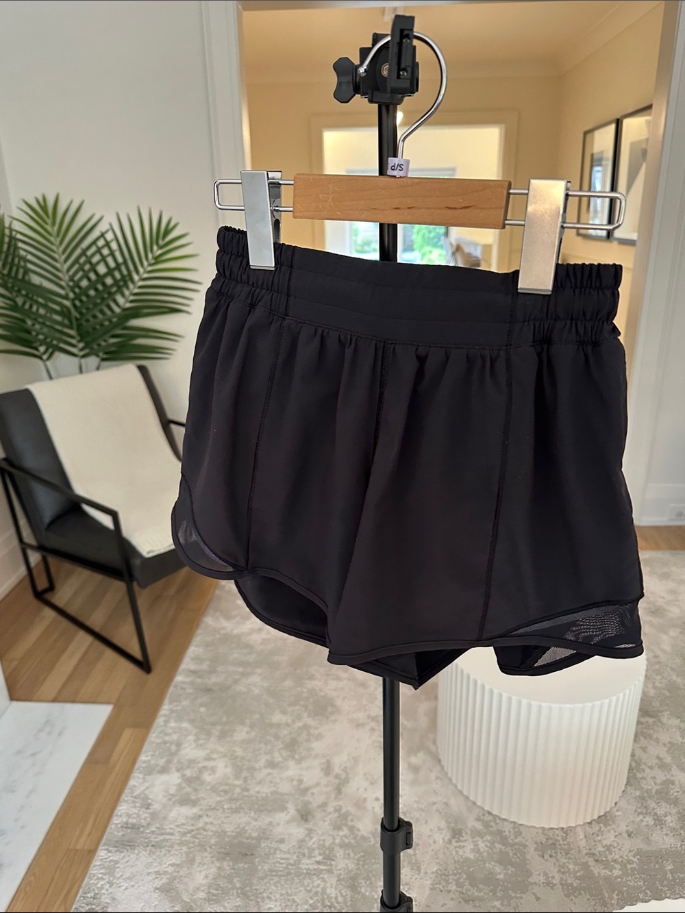 lululemon athletica Black Layered Running Shorts